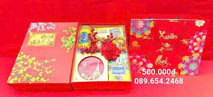 HỘP QUÀ TẾT GIÁ RẺ 500.000D