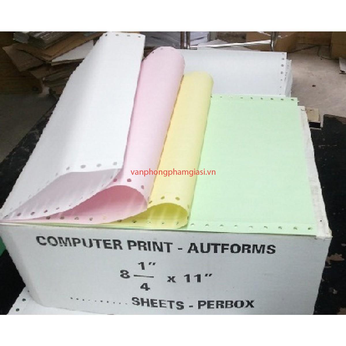 Giấy in liên tục 3 liên A5 khổ 210
