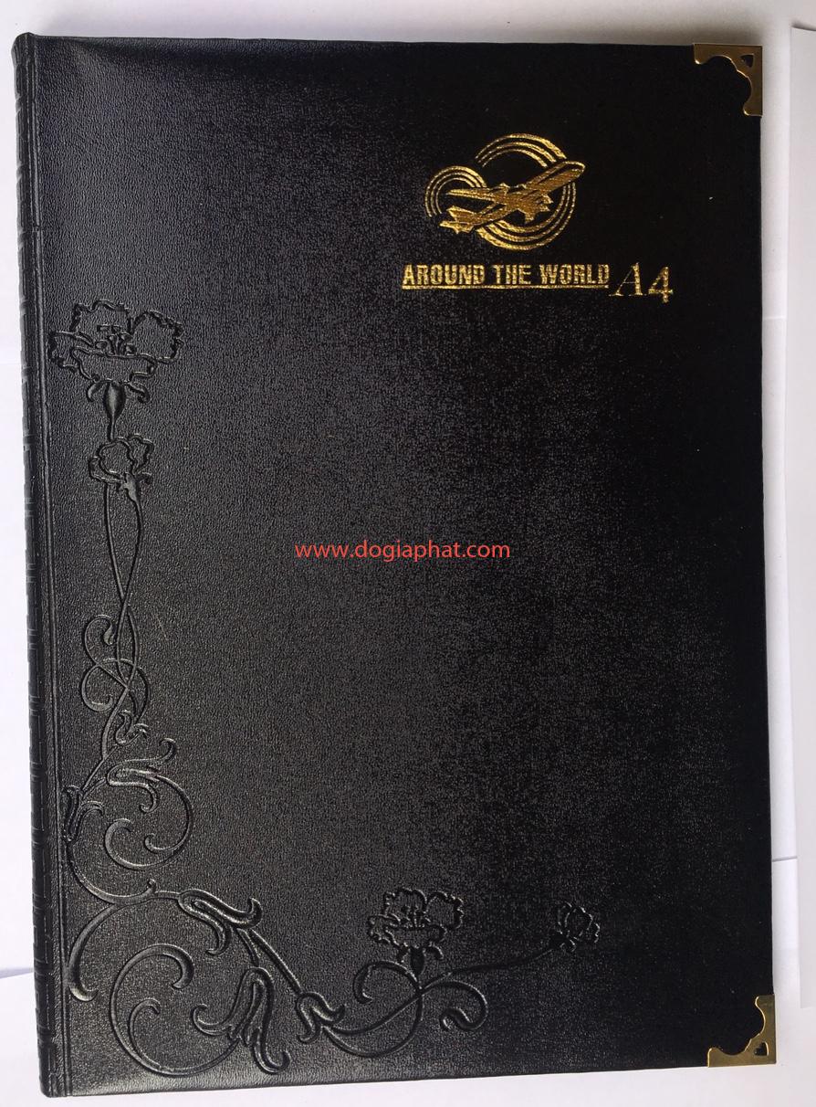 Sổ da in logo giá rẻ