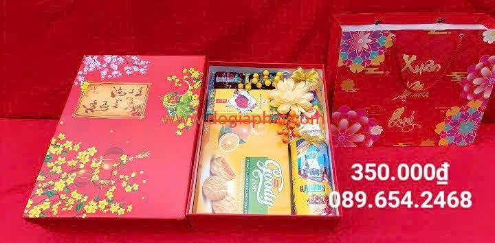 HỘP QUÀ TẾT GIÁ RẺ 350.000D 