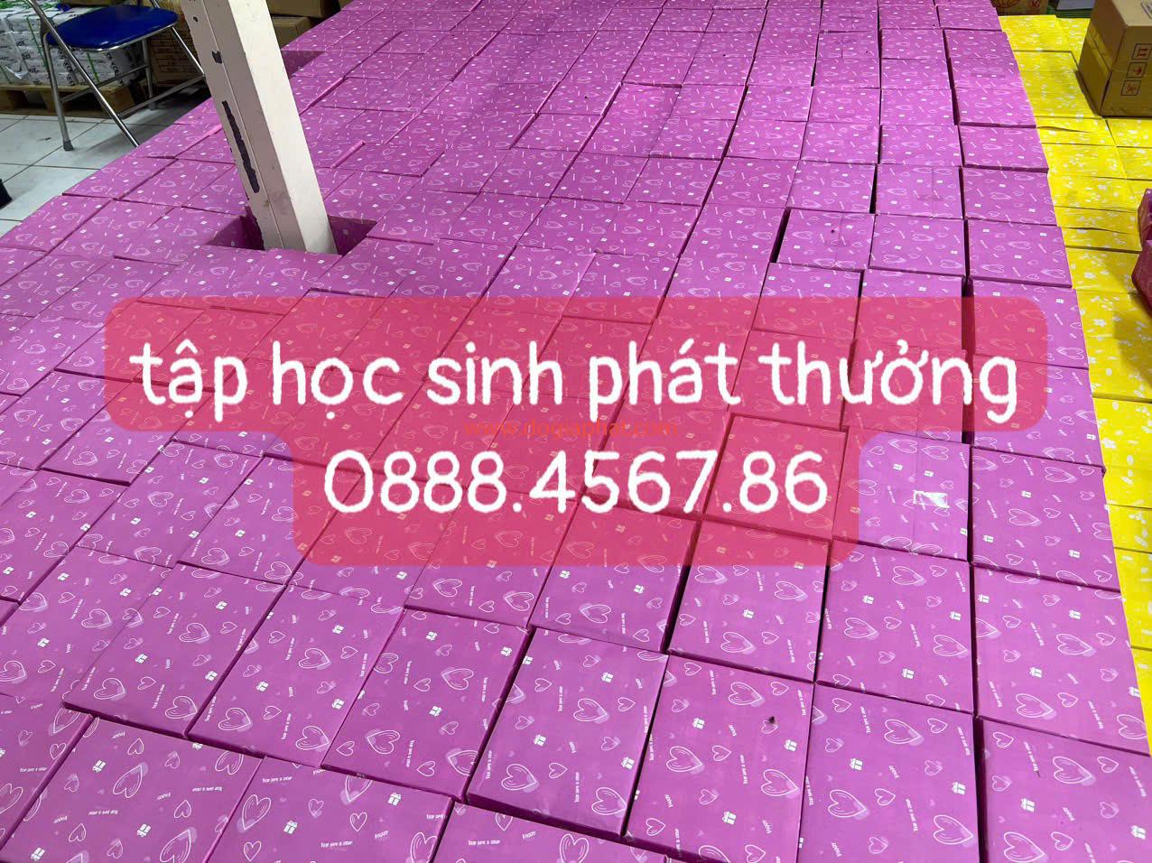 SẢN XUẤT TẬP HỌC SINH PHÁT THƯỞNG 
