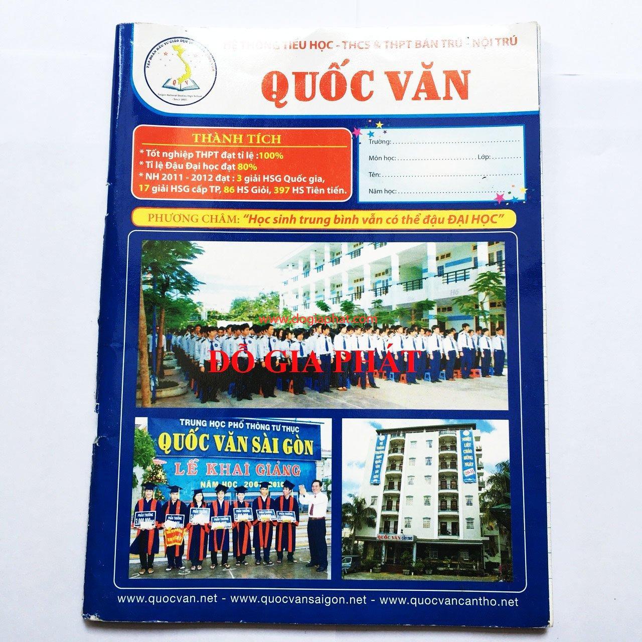 IN TẬP HỌC SINH, IN BÌA TẬP THEO CẦU 