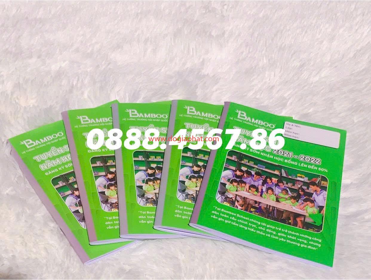 SẢN XUẤT TẬP HỌC SINH QUẢNG CÁO, KHUYẾN MÃI 
