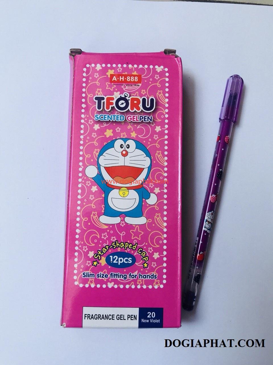 Bút Gel Tím Doreamon