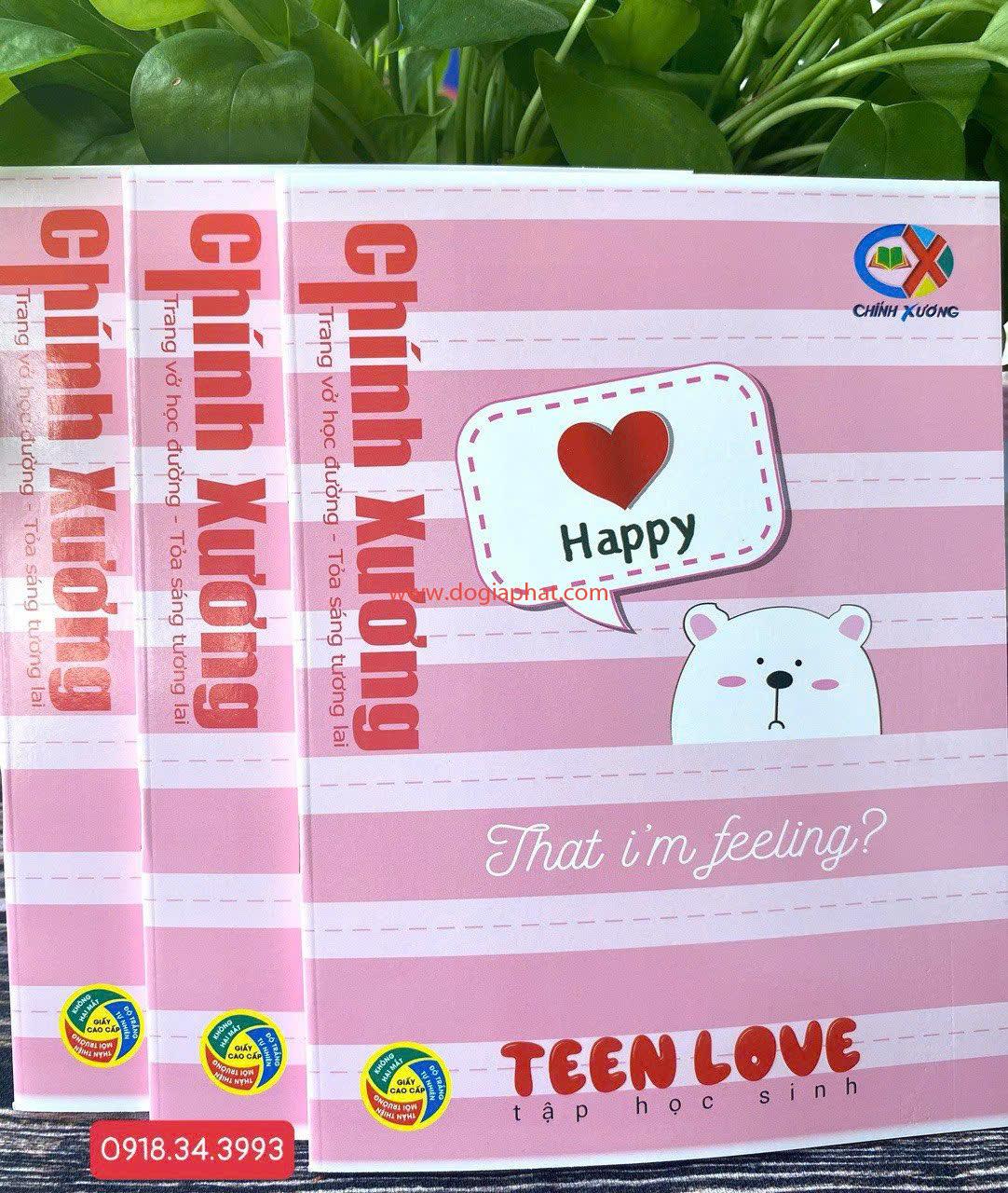 TẬP HỌC SINH TEEN LOVE CHÍNH XƯƠNG 70 GSM