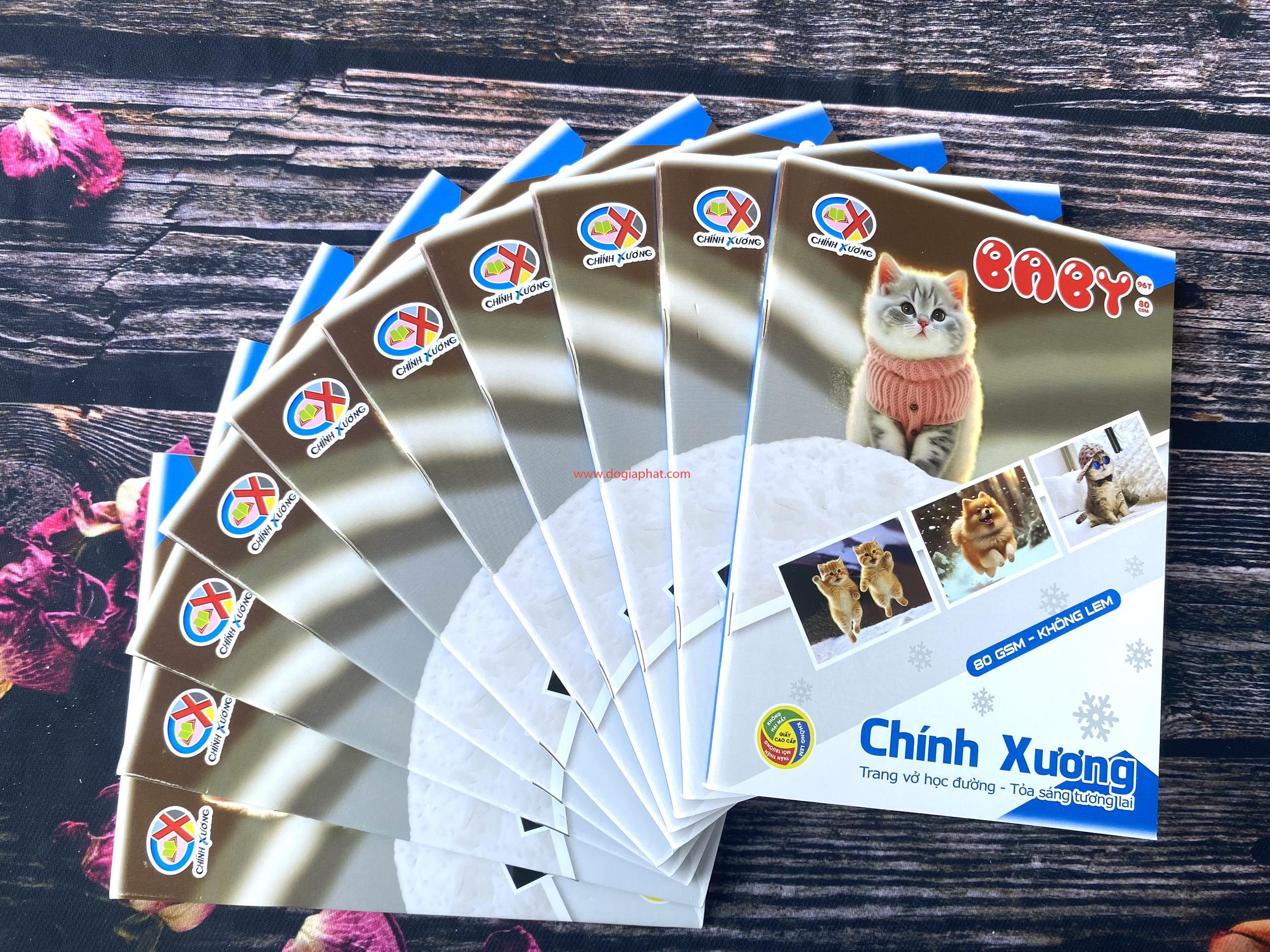TẬP HỌC SINH BABY CHÍNH XƯƠNG 80 GSM