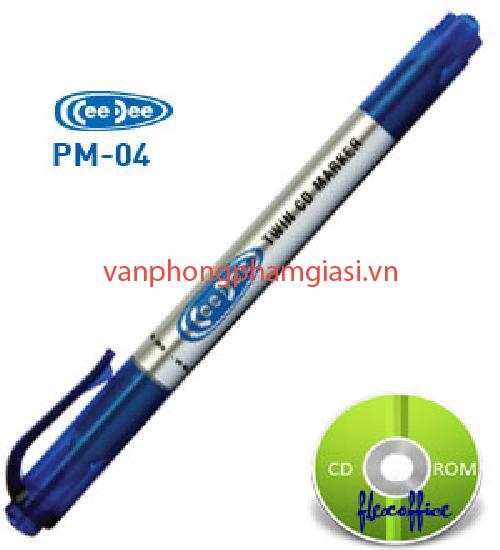 Bút lông dầu-PM04  CeeDee xanh