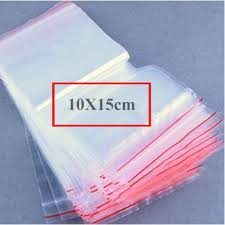 Túi Nylon Zipper 10x15
