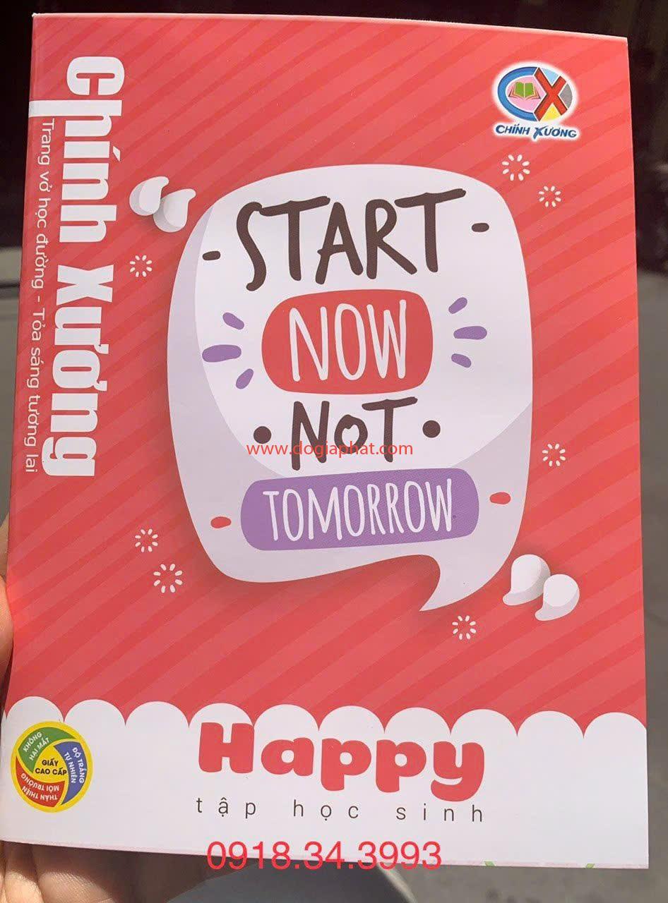 TẬP HỌC SINH HAPPY CHÍNH XƯƠNG 70 GSM