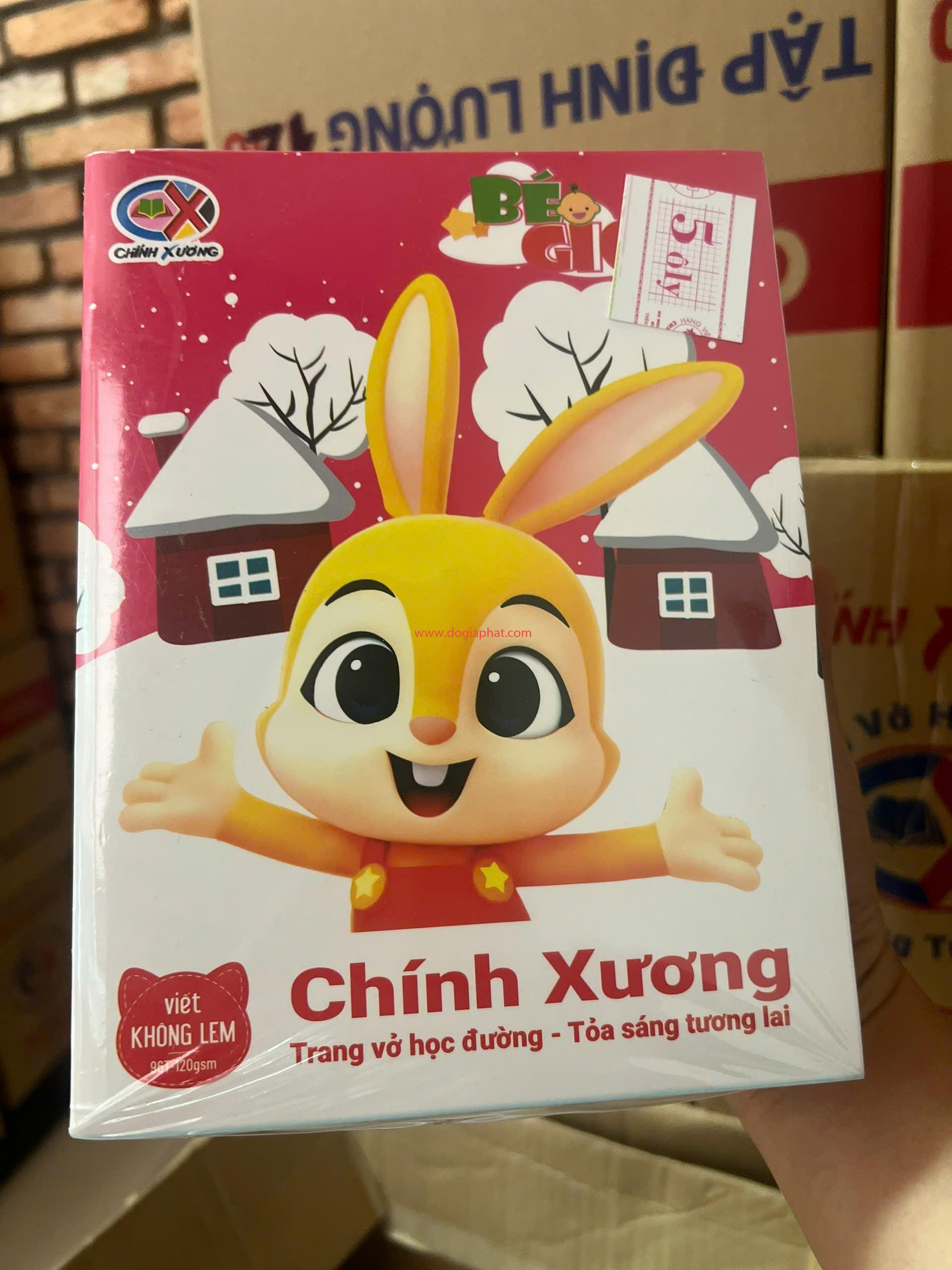 TẬP HỌC SINH BÉ GIỎI CHÍNH XƯƠNG 120 GSM