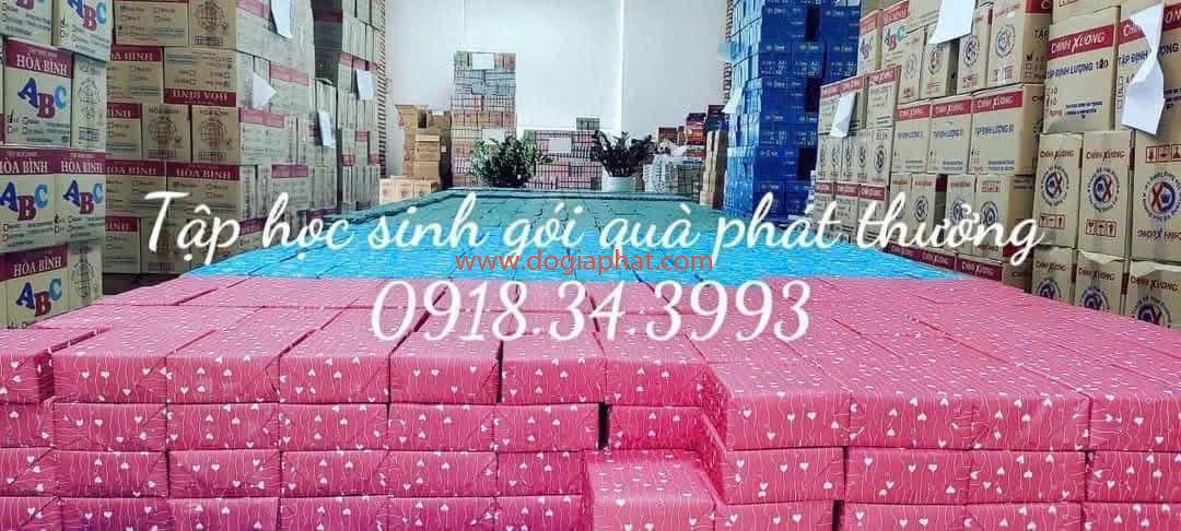 SẢN XUẤT TẬP HỌC SINH PHÁT THƯỞNG