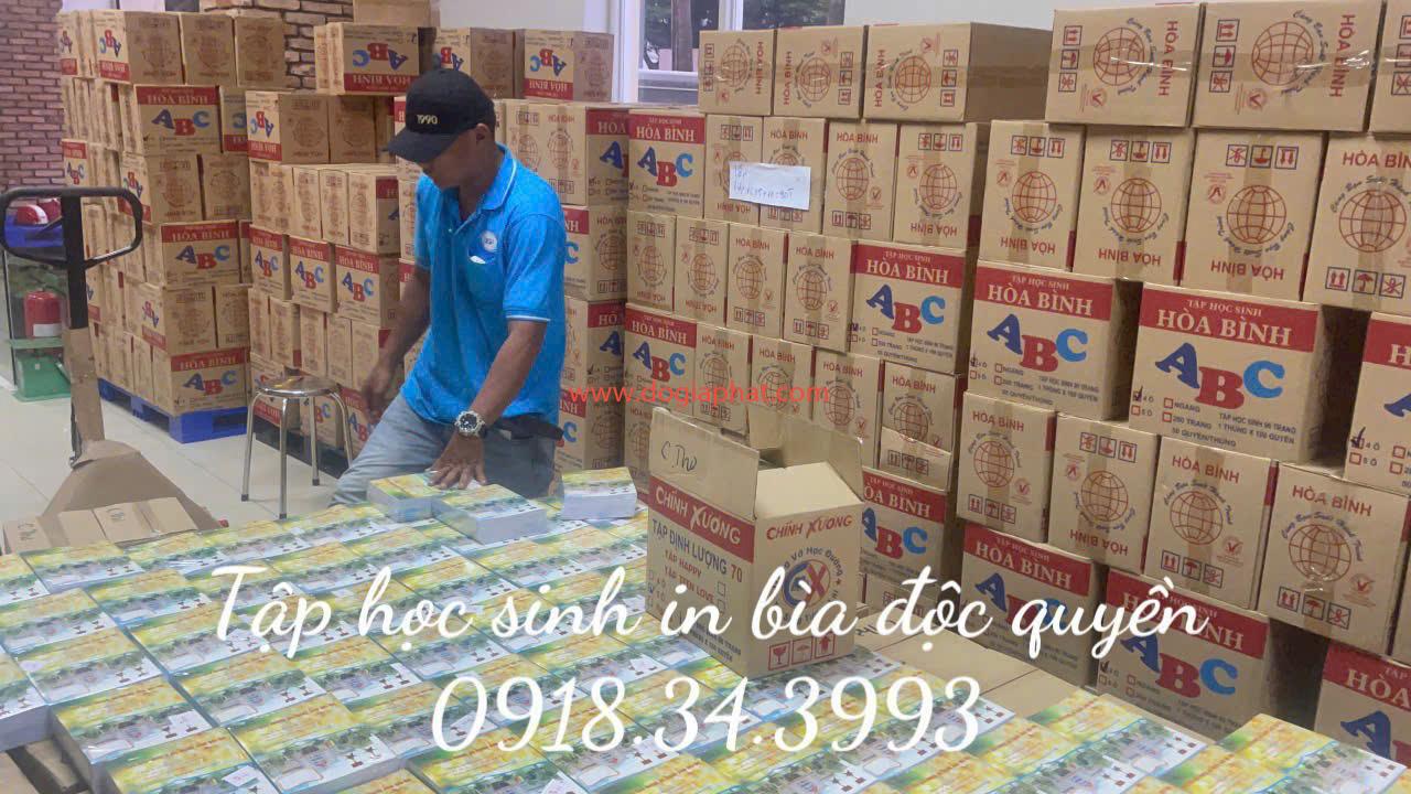 SẢN XUẤT TẬP HỌC SINH PHÁT THƯỞNG 
