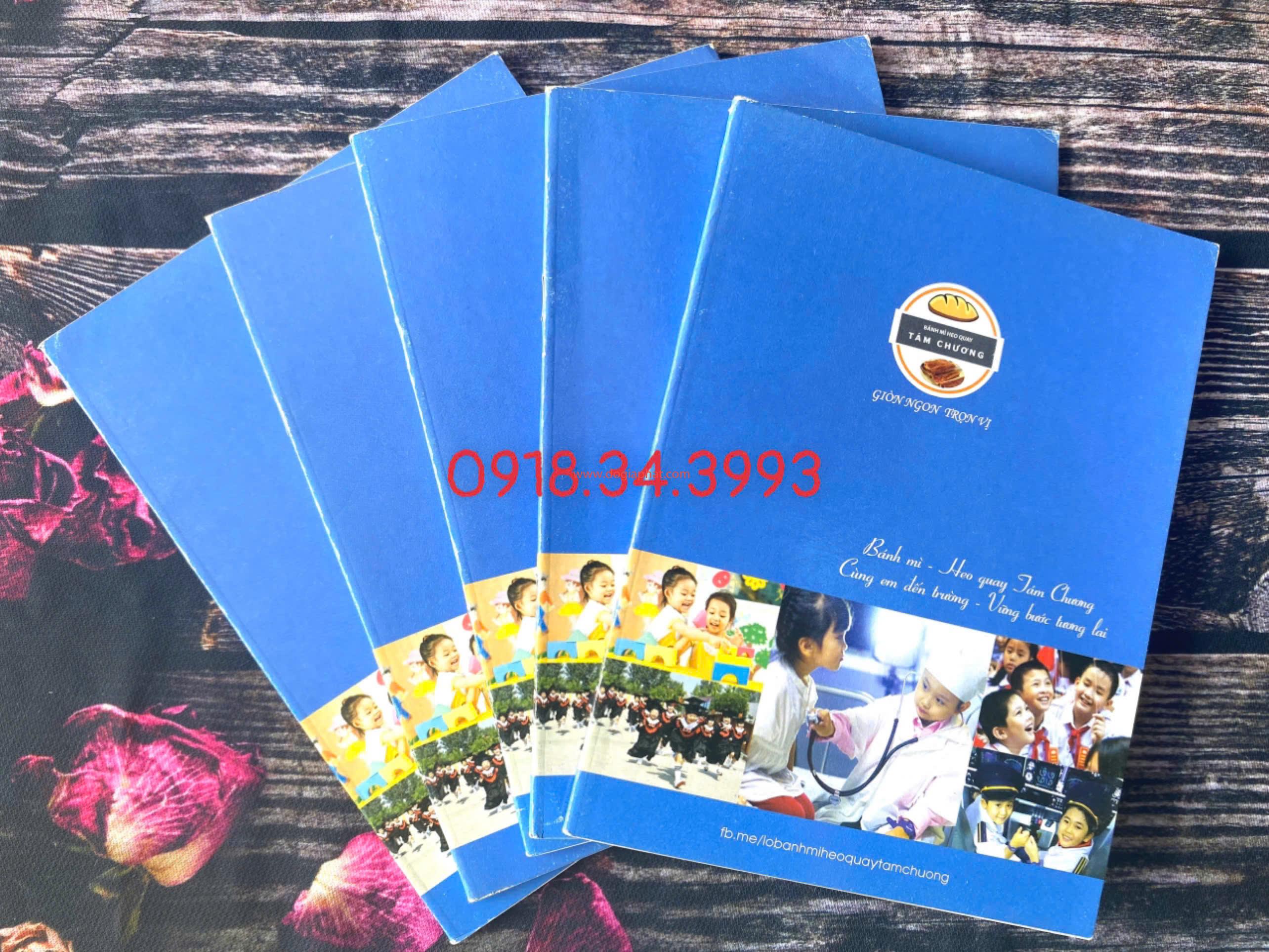 TẬP HỌC SINH IN BÌA QUẢNG CÁO 