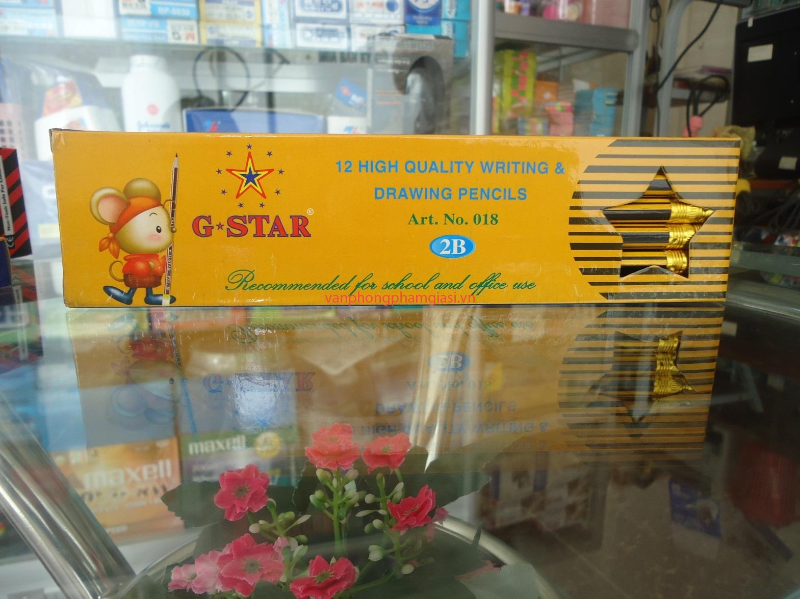 Bút chì G star sọc đỏ