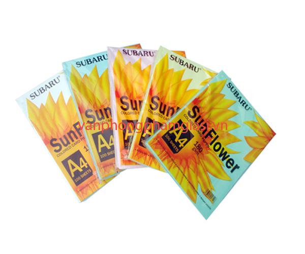 Giấy bìa Sun Flower A4 TL hồng