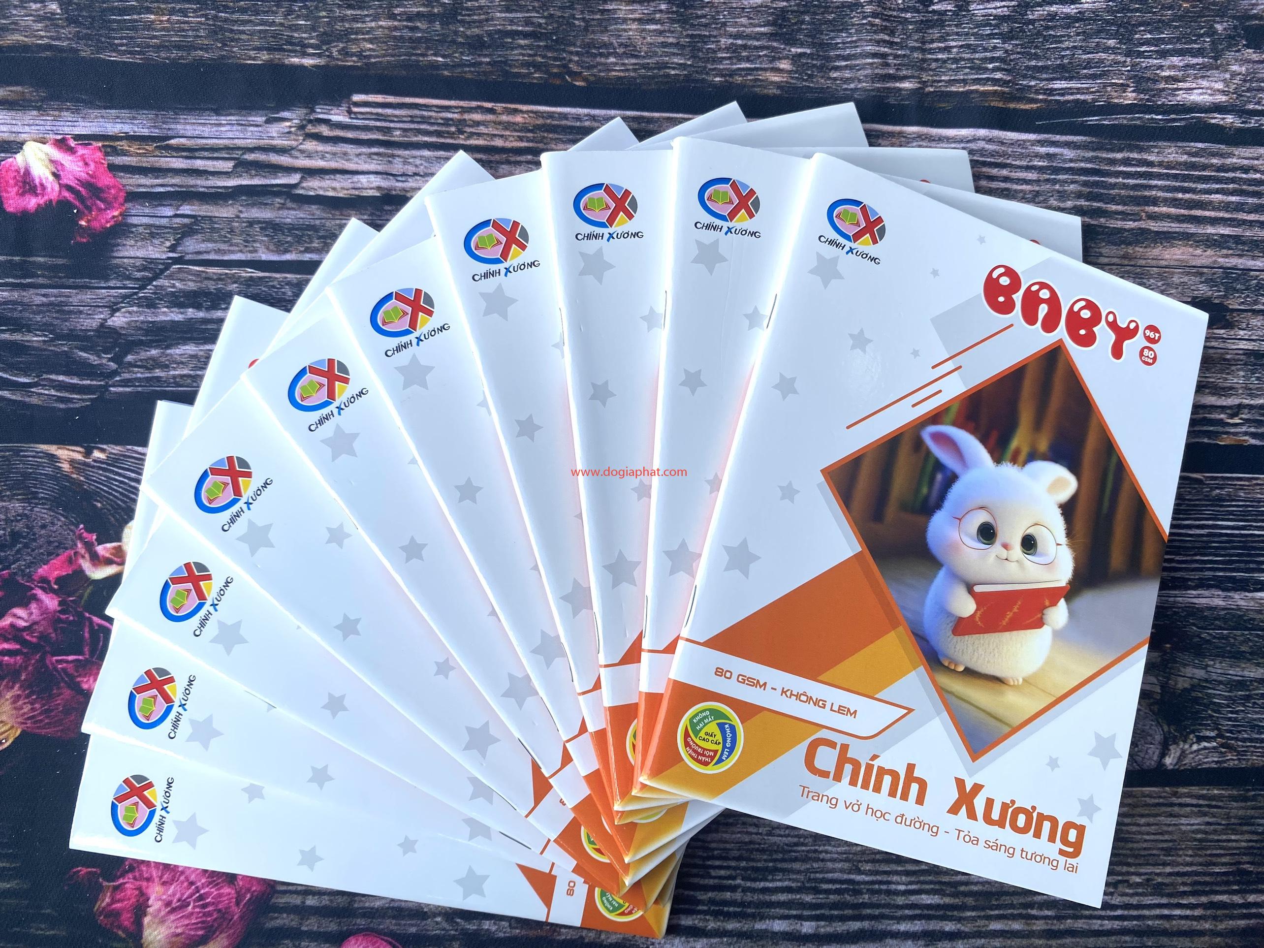 TẬP HỌC SINH BABY CHÍNH XƯƠNG 80 GSM