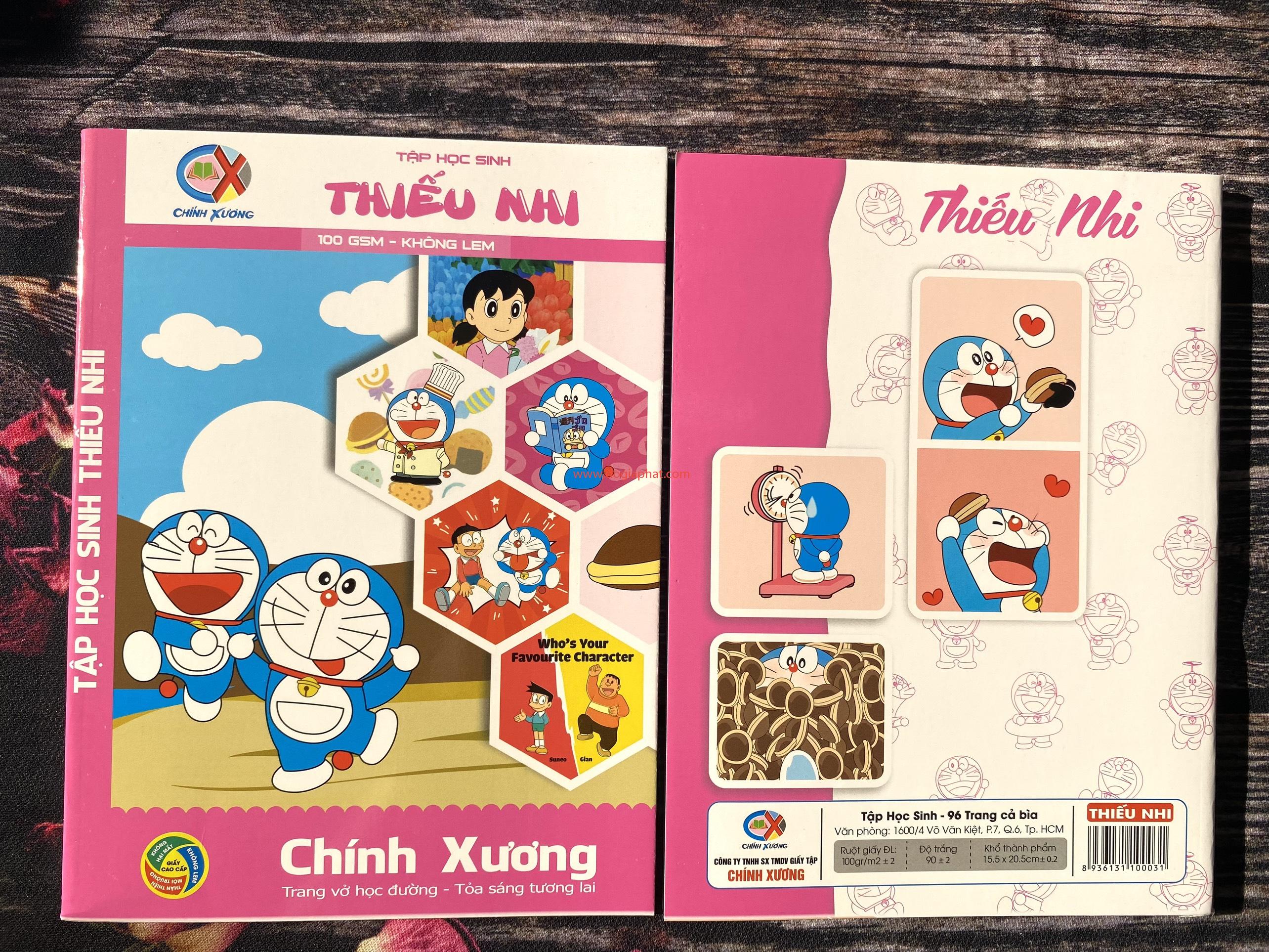 TẬP HỌC SINH THIẾU NHI CHÍNH XƯƠNG 100 GSM