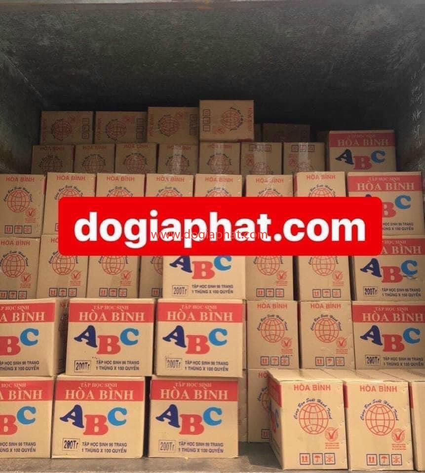 ĐƠN HÀNG TẬP ABC HOÀ BÌNH GIAO VỀ NHA TRANG