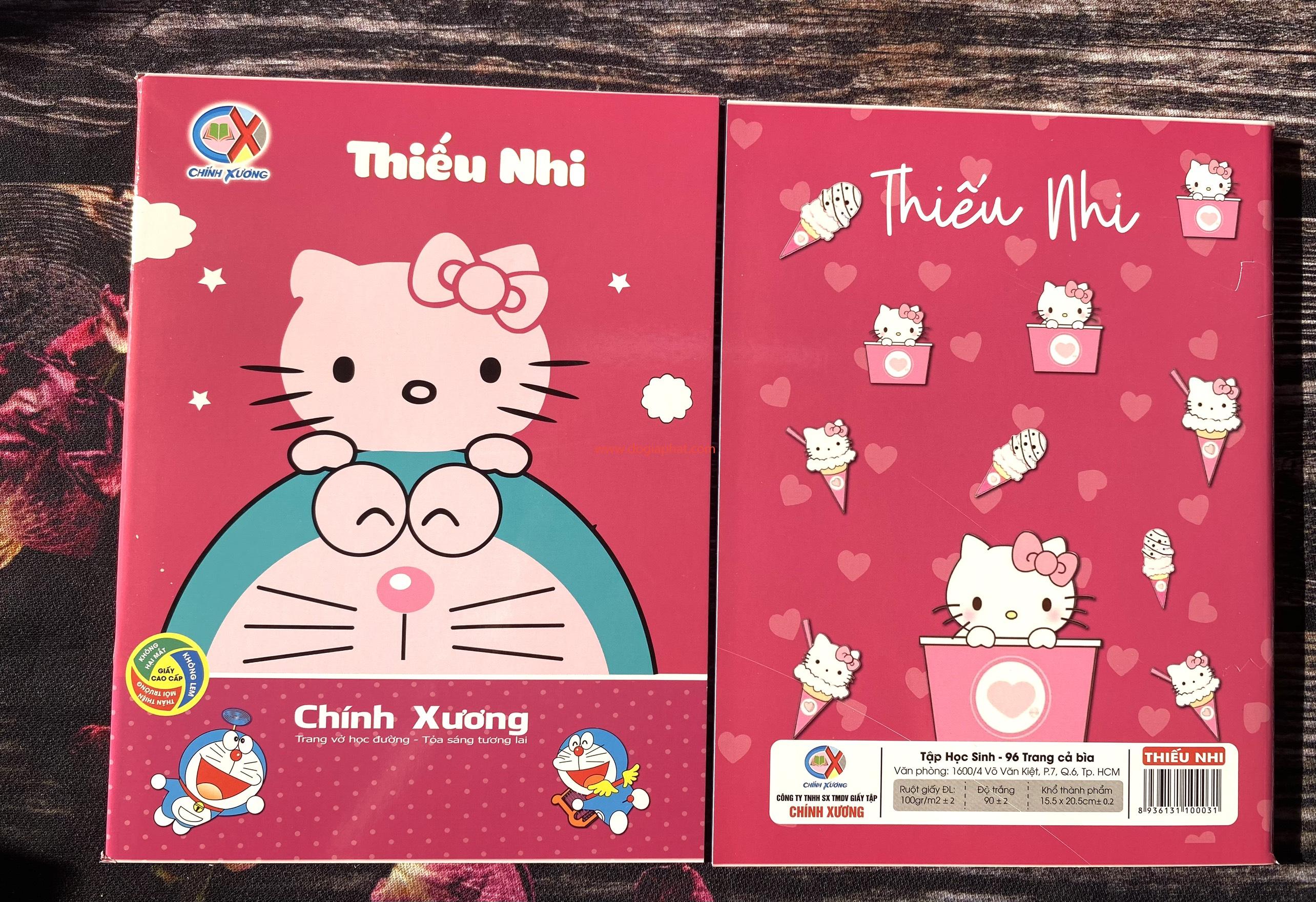 TẬP HỌC SINH THIẾU NHI CHÍNH XƯƠNG 100 GSM