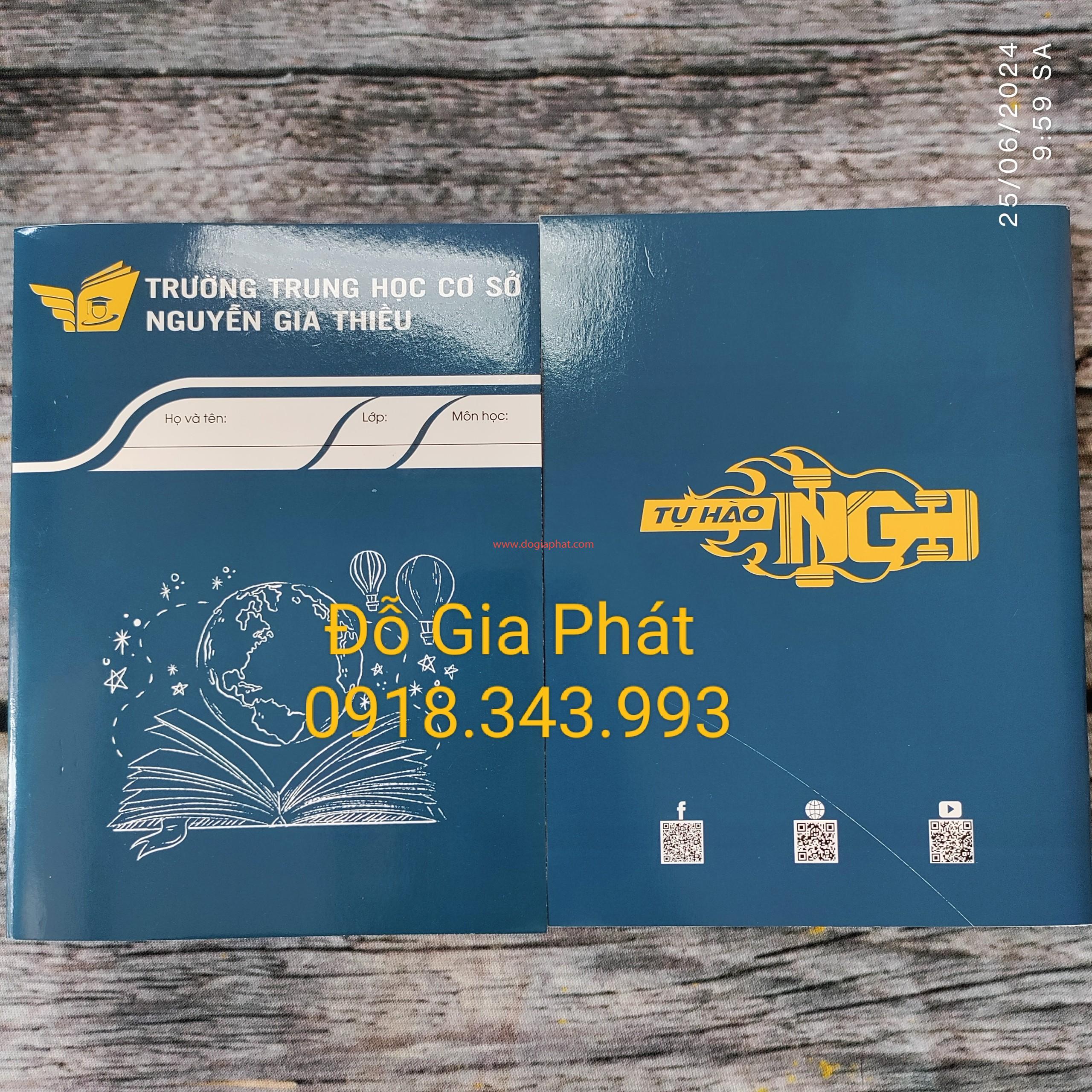 IN BÌA TẬP HỌC SINH, IN BÌA TẬP THEO NHU CẦU