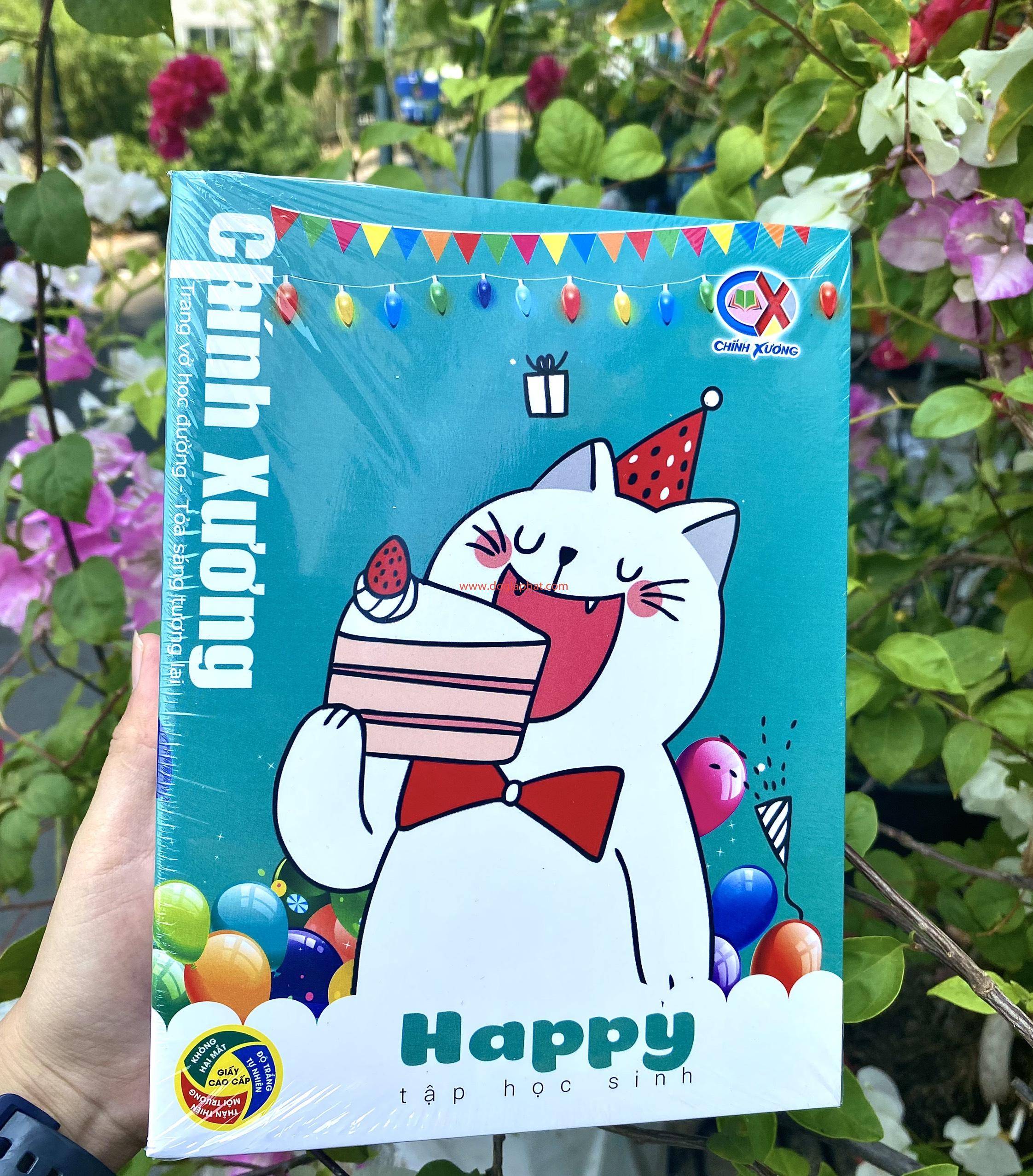 TẬP HỌC SINH HAPPY CHÍNH XƯƠNG 70 GSM